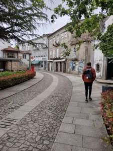 David on the camino in Tui